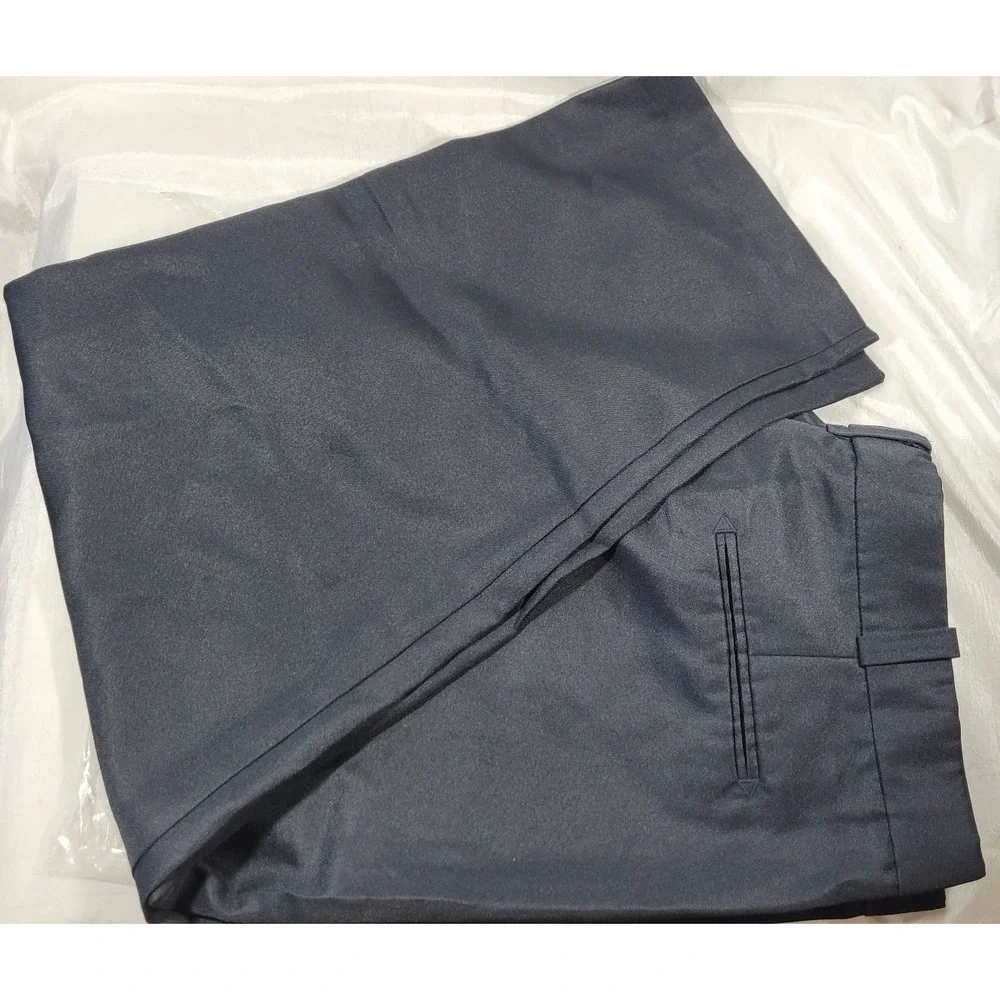 GRMNT Men's Hidden Elastic Waistband Work Pants - Navy Blue - Sz 48/28
